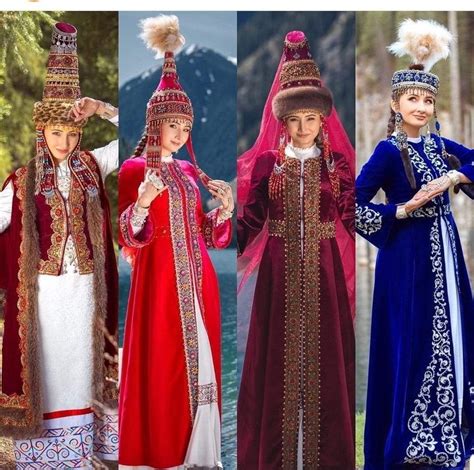 kazak yöresel kıyafetleri